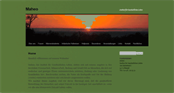 Desktop Screenshot of maheo.de